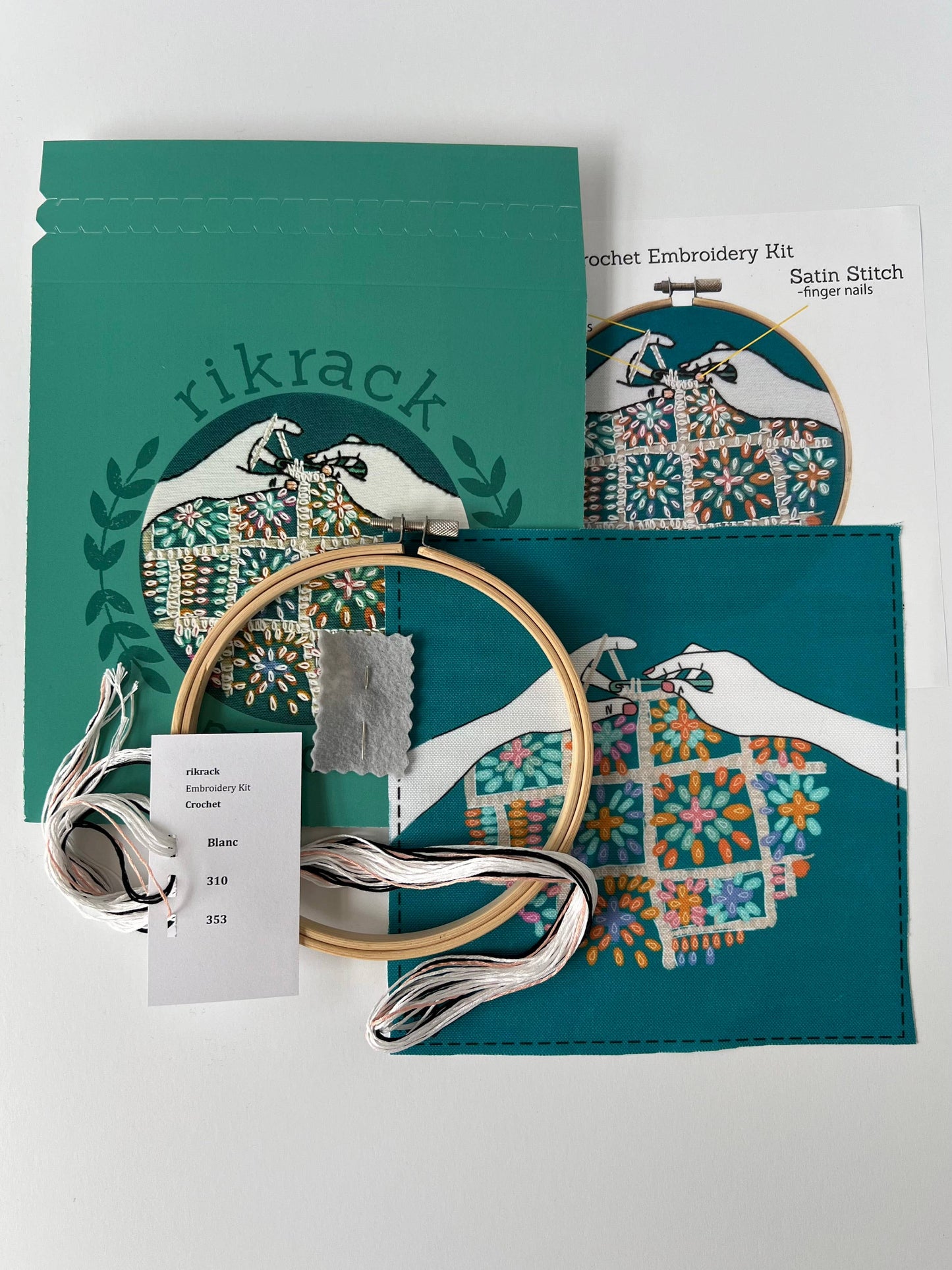 Rikrack - Crochet Embroidery Kit