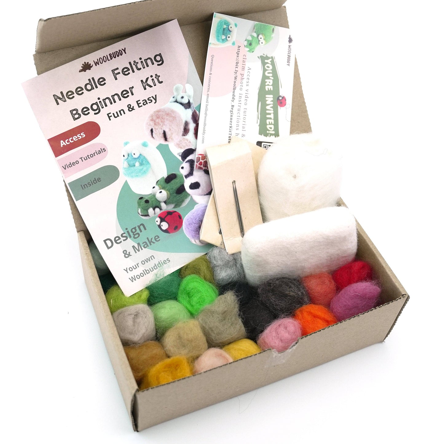Woolbuddy - Needle Felting Beginner Kit