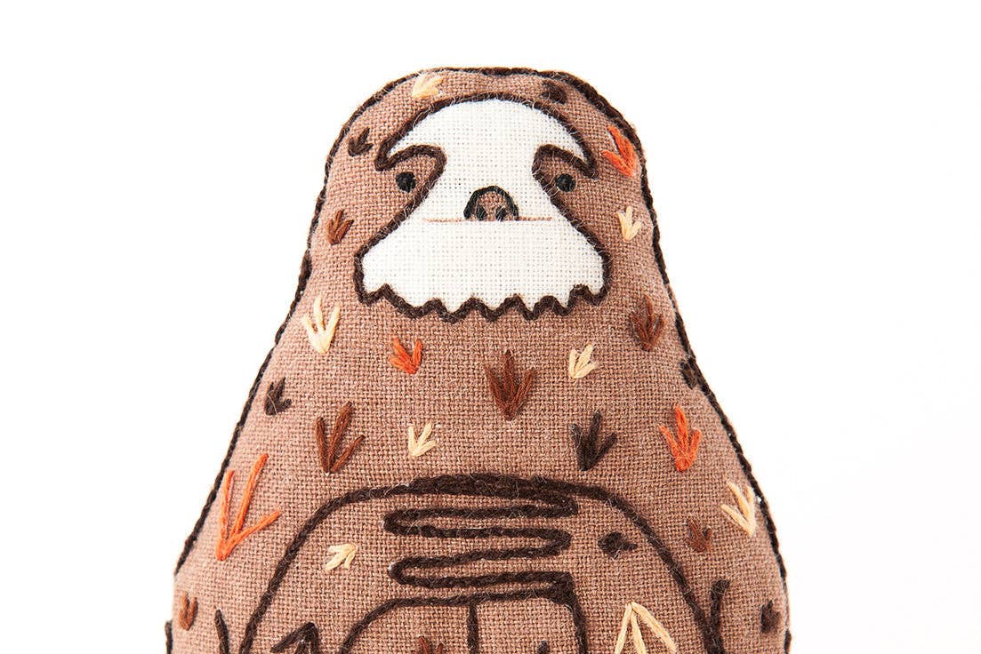 Kiriki Press - Sloth - Embroidery Kit