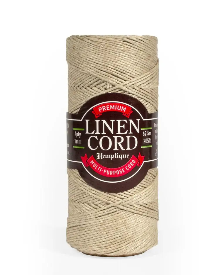 Hemptique - Egyptian Flax Linen Cord Spools Eco Friendly Bookbinding