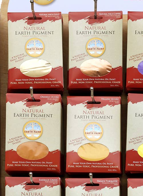 Natural Earth Paint - 3 oz. Earth & Mineral Pigments