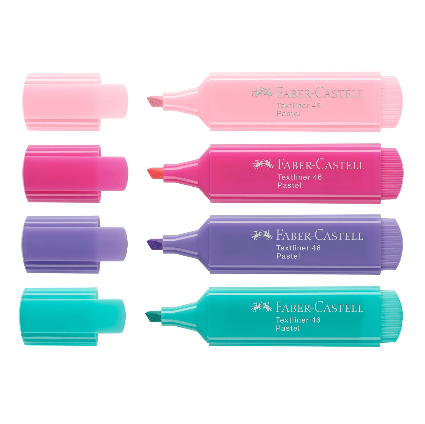 Faber-Castell / Creativity for Kids - Highlighters, Pastel - Wallet of 4