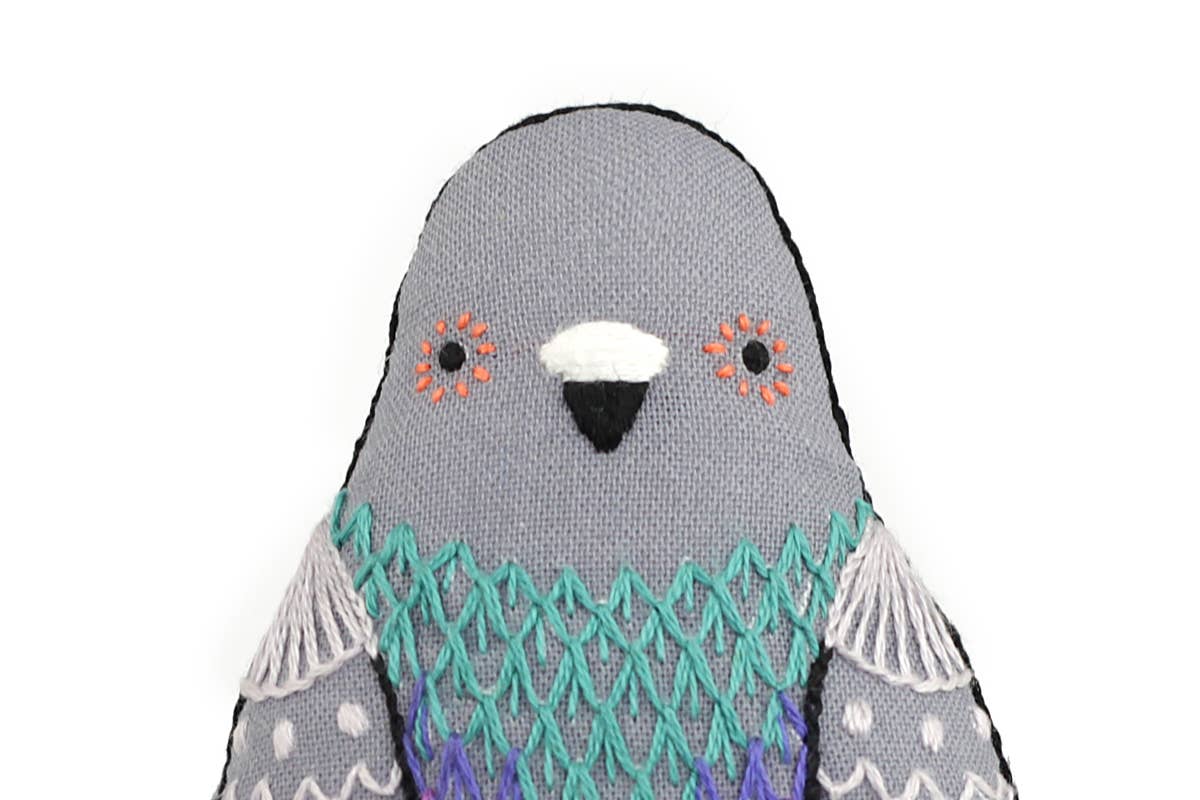 Kiriki Press - Pigeon - Embroidery Kit