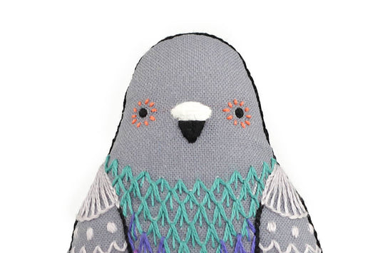 Kiriki Press - Pigeon - Embroidery Kit