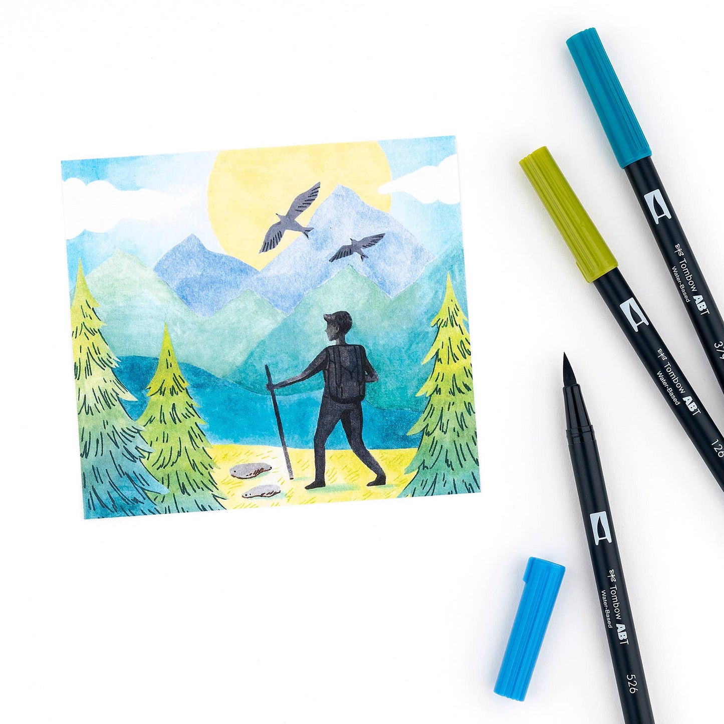 Tombow - Dual Brush Pen Art Markers: Landscape - 10-Pack