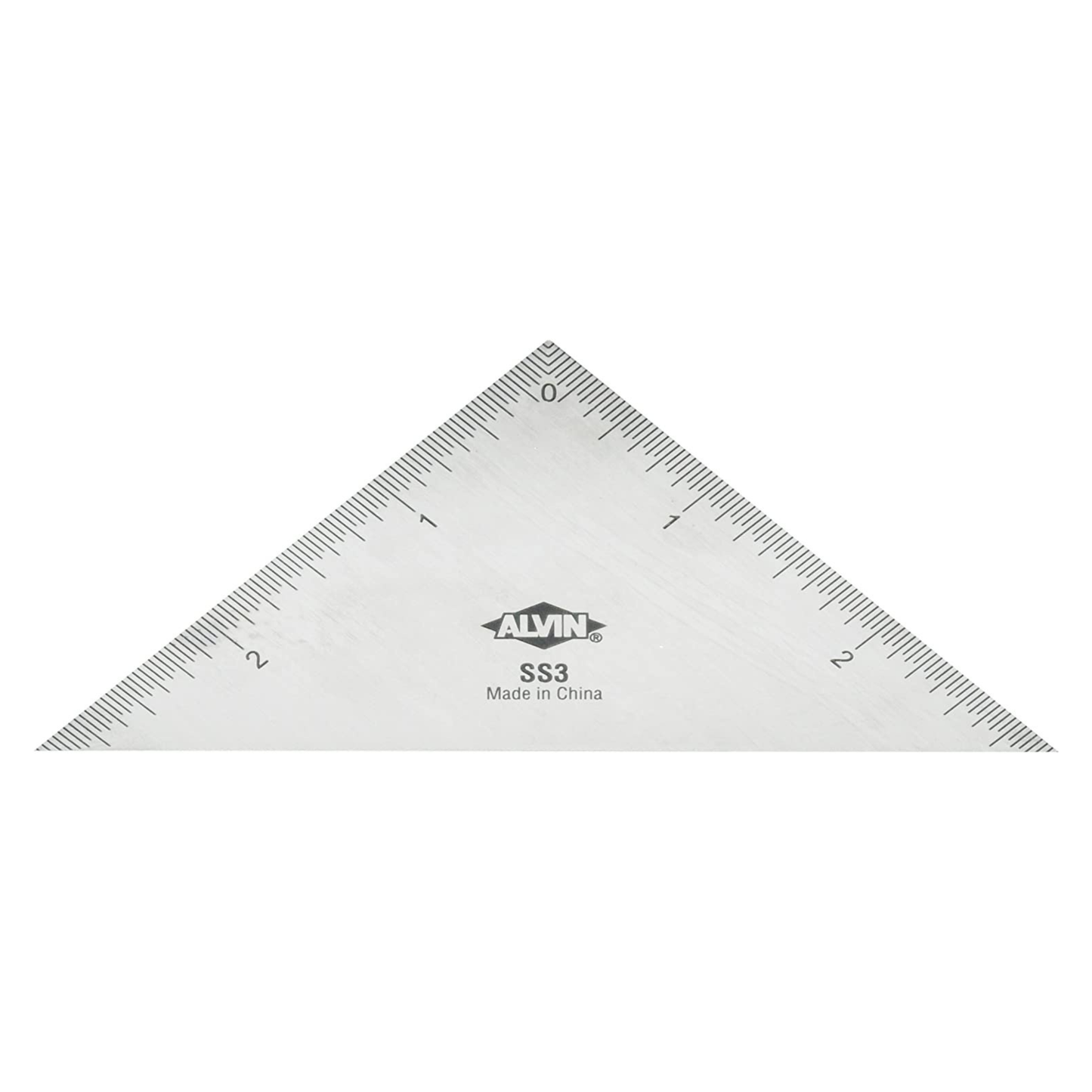 Alvin Drafting - 3" Steel Triangle Inch Graduations