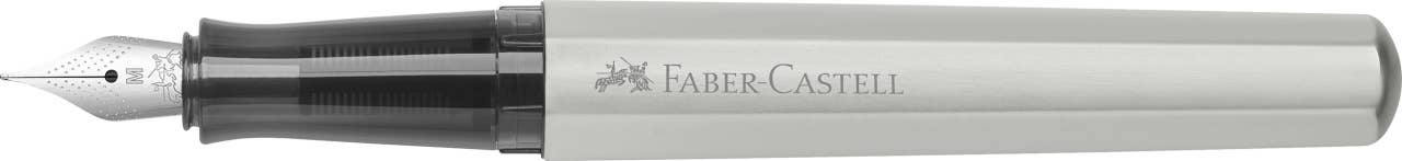 Faber-Castell - Hexo Fountain Pens, Matte Silver