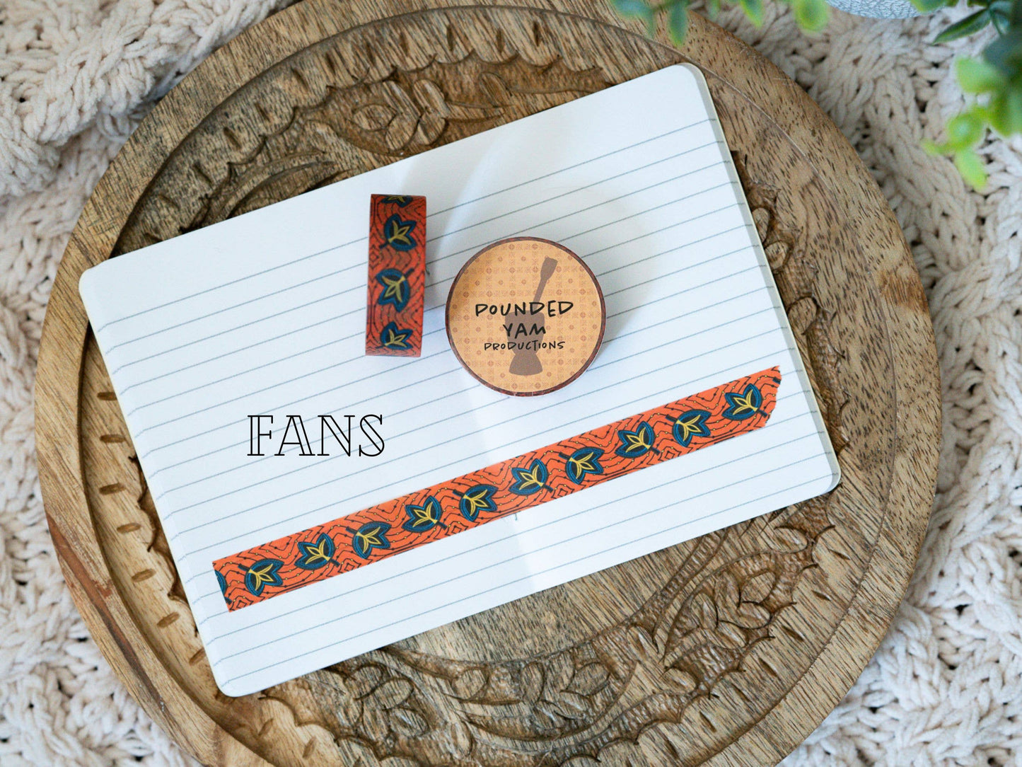 Pounded Yam Productions - African Print Ankara Inspired Washi Tape Collection 1