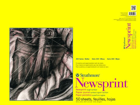 Strathmore Newsprint Pad - Rough