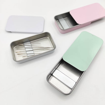 SChandworks - Modern Style Small Magnetic Tin Needle Case - Crafting Essential