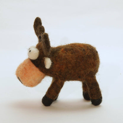 Woolbuddy - Needle Felting Moose Kit
