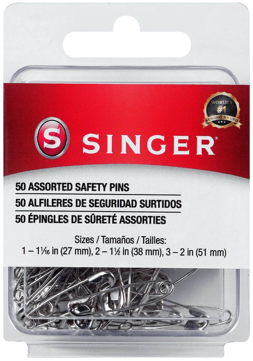 Singer 50 Asst Safety Pins