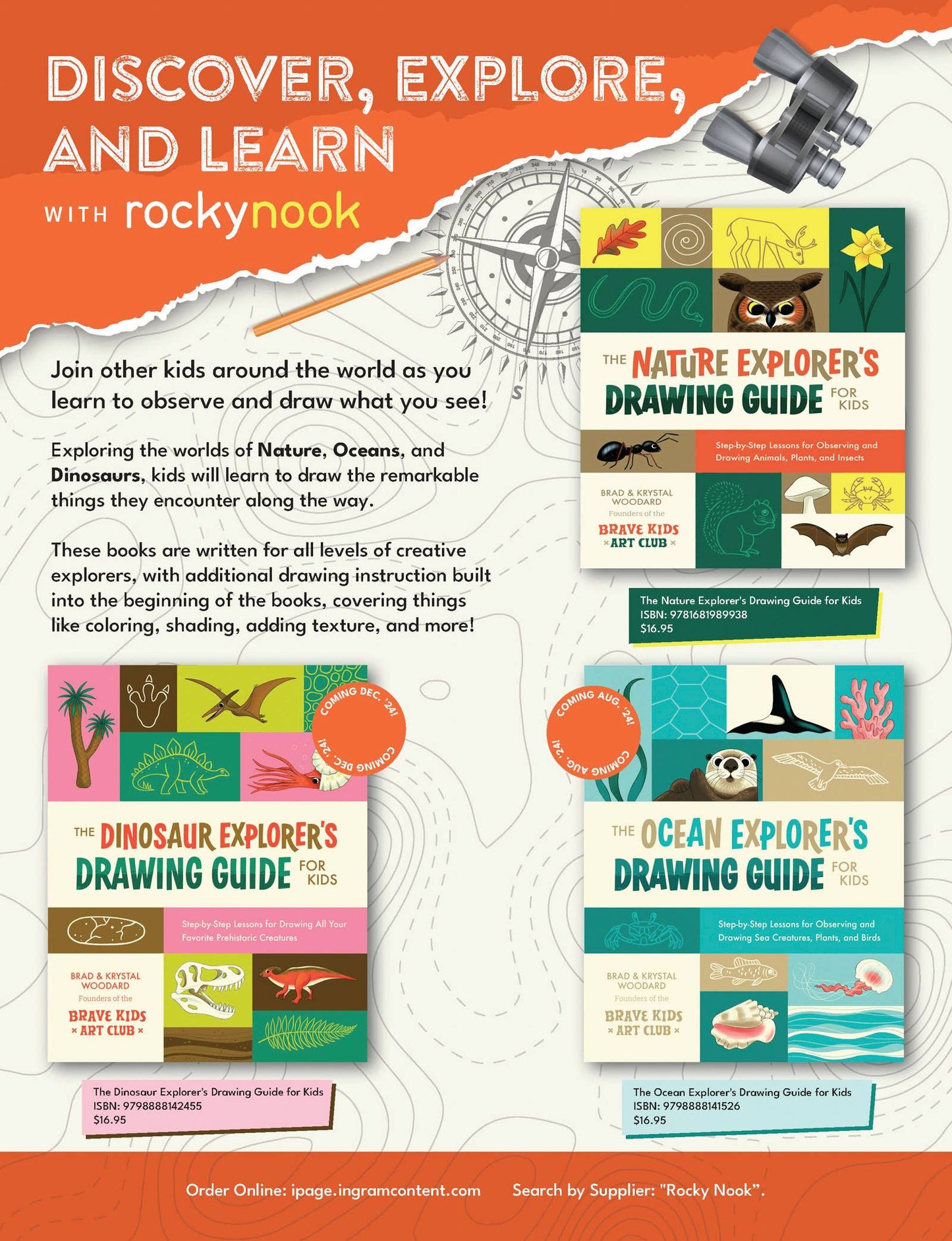 Rocky Nook - The Dinosaur Explorer's Drawing Guide For Kids