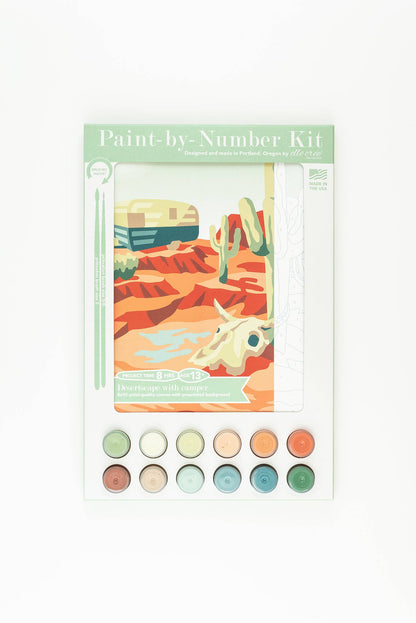 Elle Crée (She Creates) - Desertscape Paint-by-Number Kit