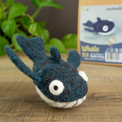 Woolbuddy - DIY Needle Felting Kit - Whale