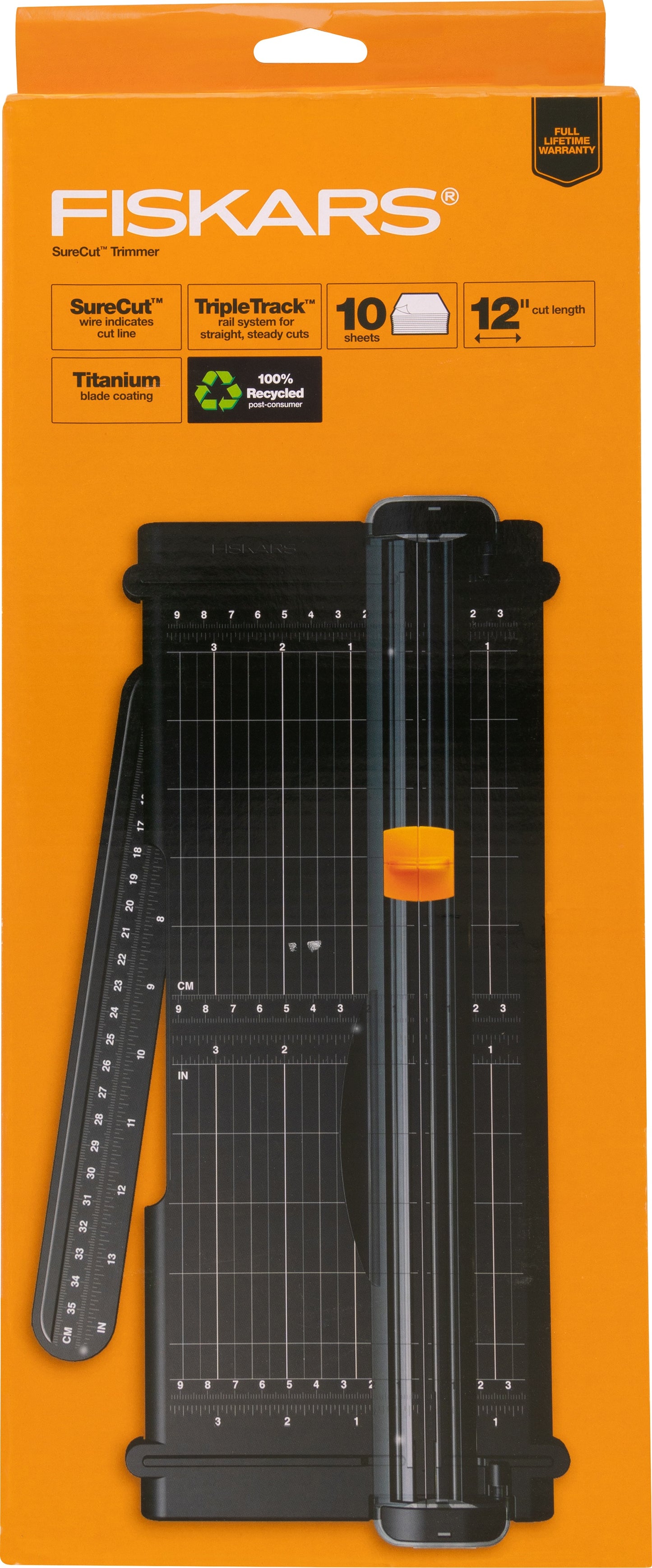 Fiskars SureCut Paper Trimmer - 12"