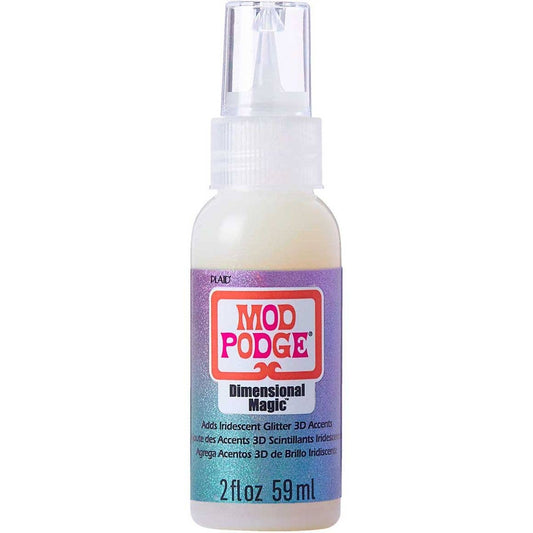 Plaid Crafts - Mod Podge Dimensional Magic Iridescent Glitter 2oz.