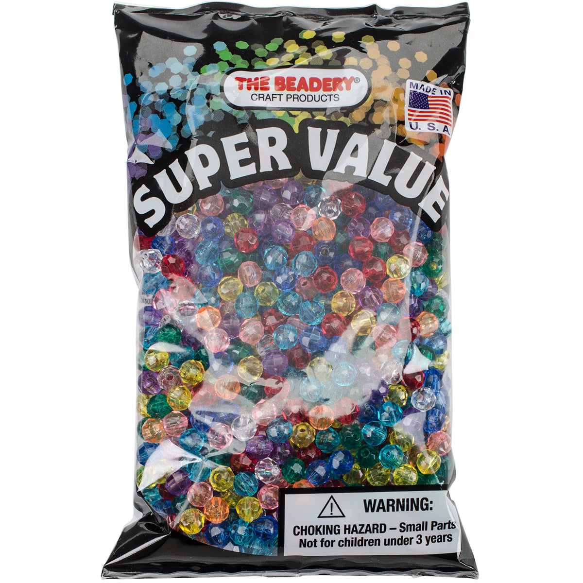 The Beadery Faceted Beads 6mm 1,080/Pkg - Multicolor