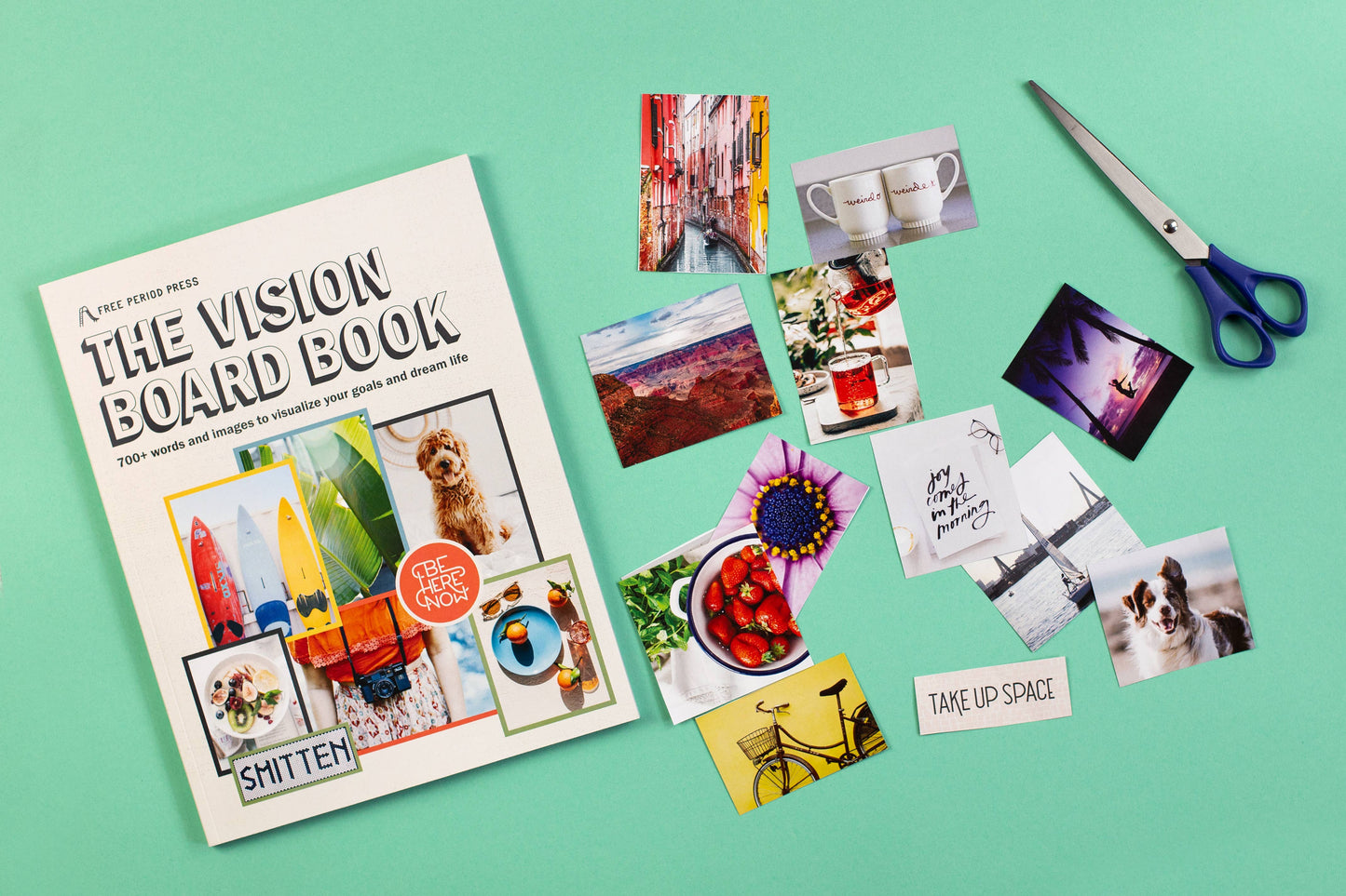 Free Period Press - The Vision Board Book: 700+ Words & Images