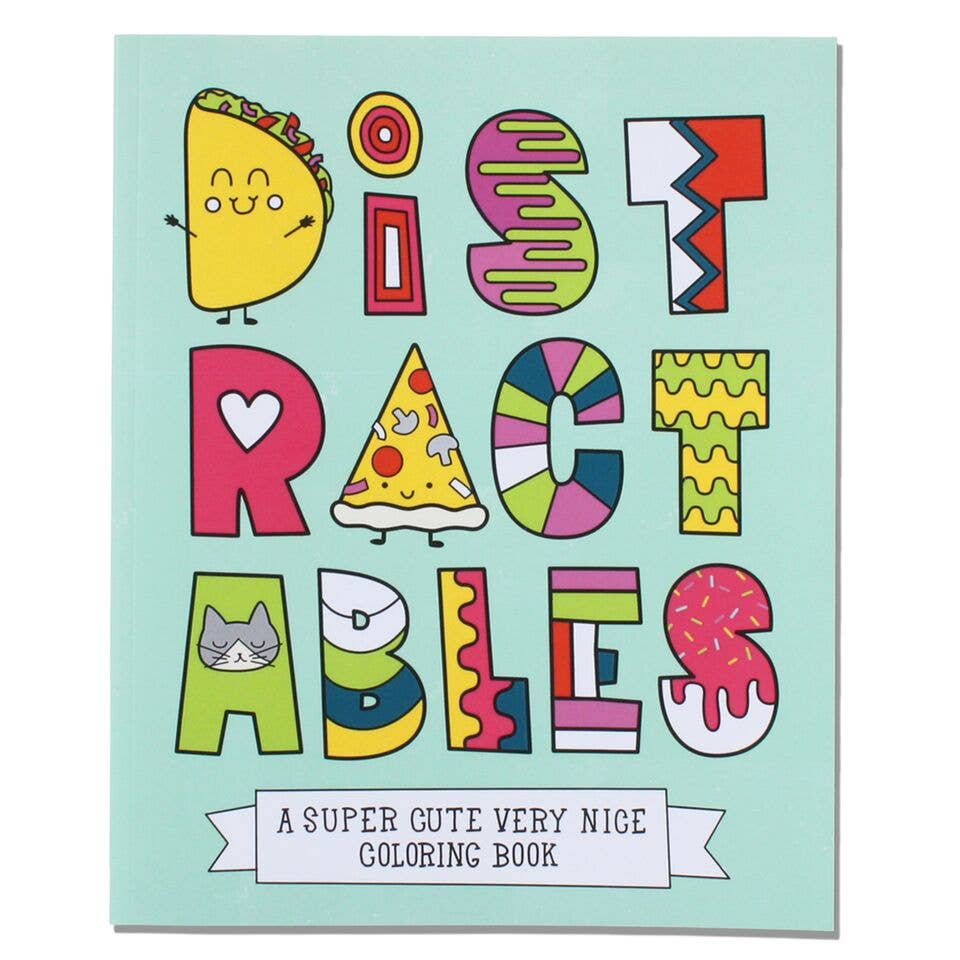 Free Period Press - Distractables Coloring Book