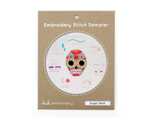 Kiriki Press - Sugar Skull - Embroidery Stitch Sampler
