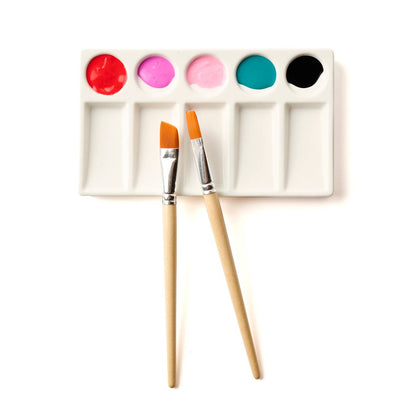 elseware unplug / eco-kids - Porcelain Palette - 10 Wells - Durable & Easy to Clean