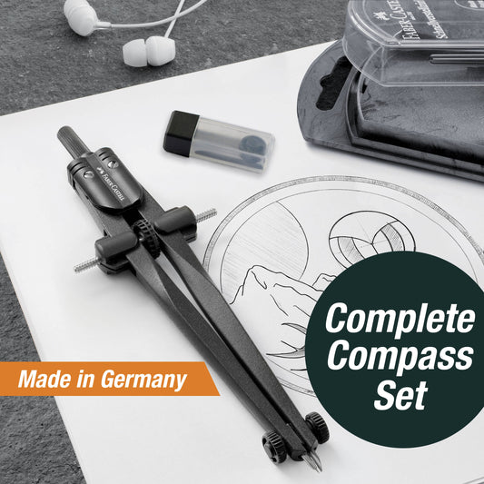 Faber-Castell - Quick-Set Compass Factory Blackstone