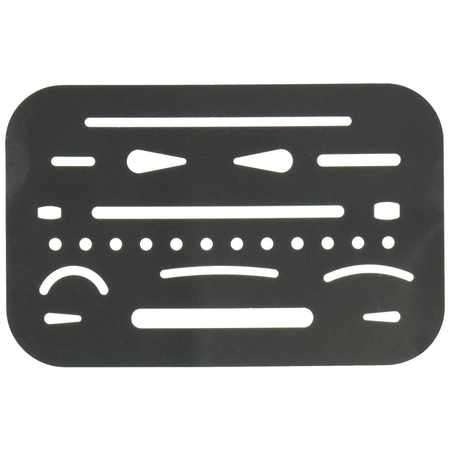 Alvin Drafting - STAINLESS STEEL ERASING SHIELD