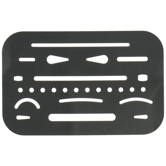 Alvin Drafting - STAINLESS STEEL ERASING SHIELD