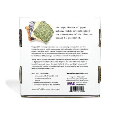 elseware unplug / eco-kids - Paper Making Kit - DIY Recycled Handmade Paper Craft