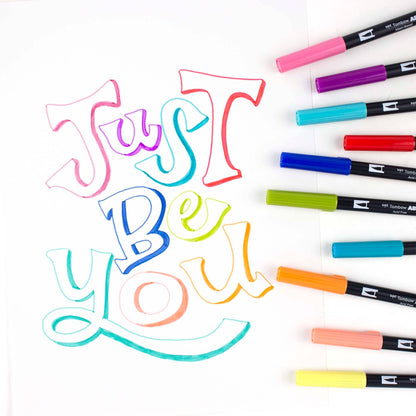 Tombow - Dual Brush Pen Art Markers: Retro - 10-Pack