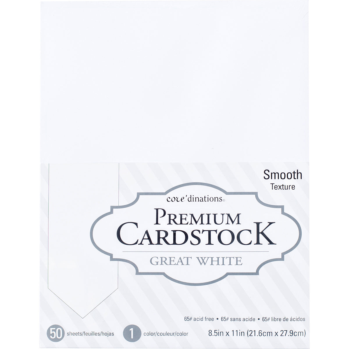 White Cardstock 8.5x11 50/pk
