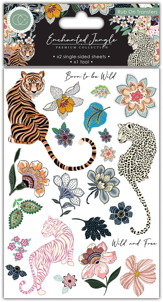 Ecstasy Crafts Distributing - Craft Consortium Enchanted Jungle - Rub-Ons