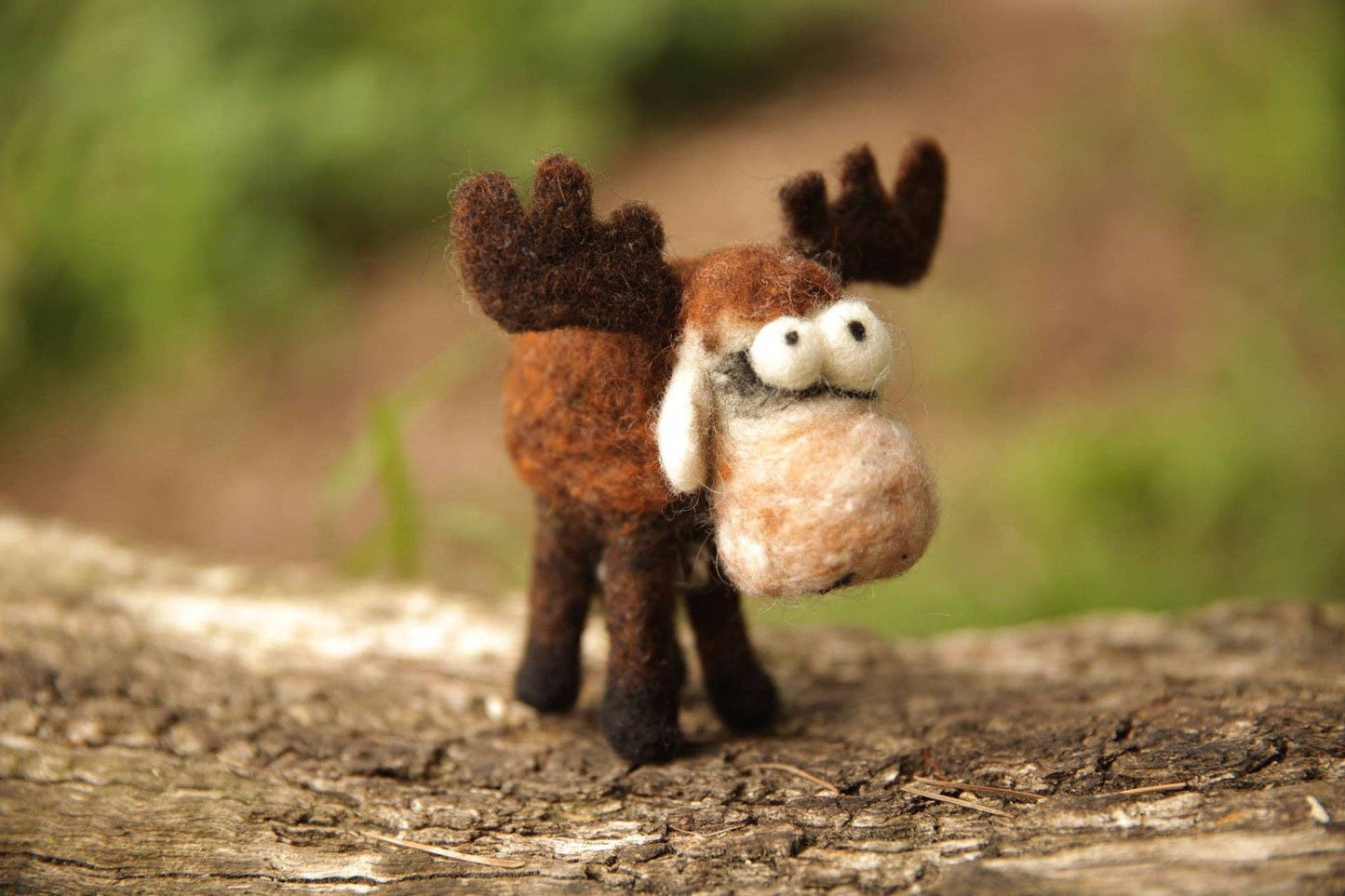 Woolbuddy - Needle Felting Moose Kit