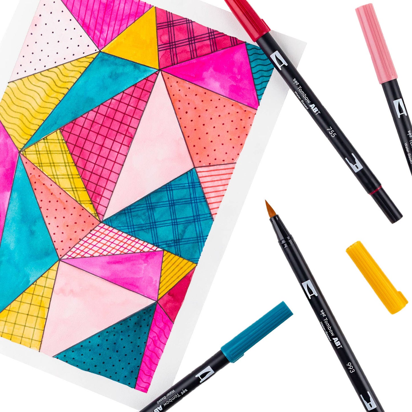 Tombow - Dual Brush Pen Art Markers 10-Pack, Nineties