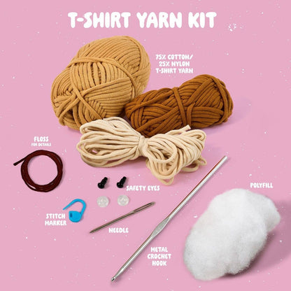 Plaid Crafts - Bucilla Amigurumi Crochet Kit - Dion the Dog