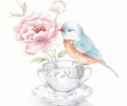 Willow Wolfe USA - Feathers & Finery Watercolor Workbook