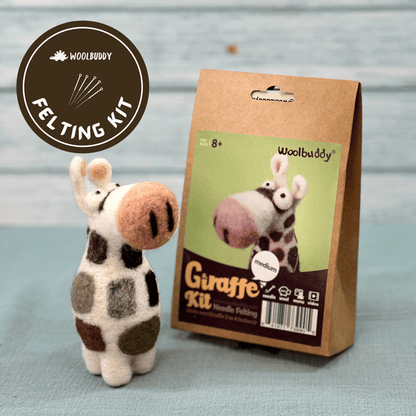 Woolbuddy - Needle Felting Giraffe Kit