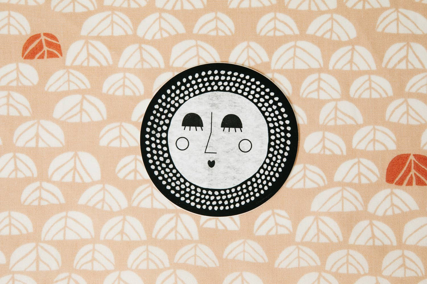 Free Period Press - Sun Face Vinyl Decal Sticker