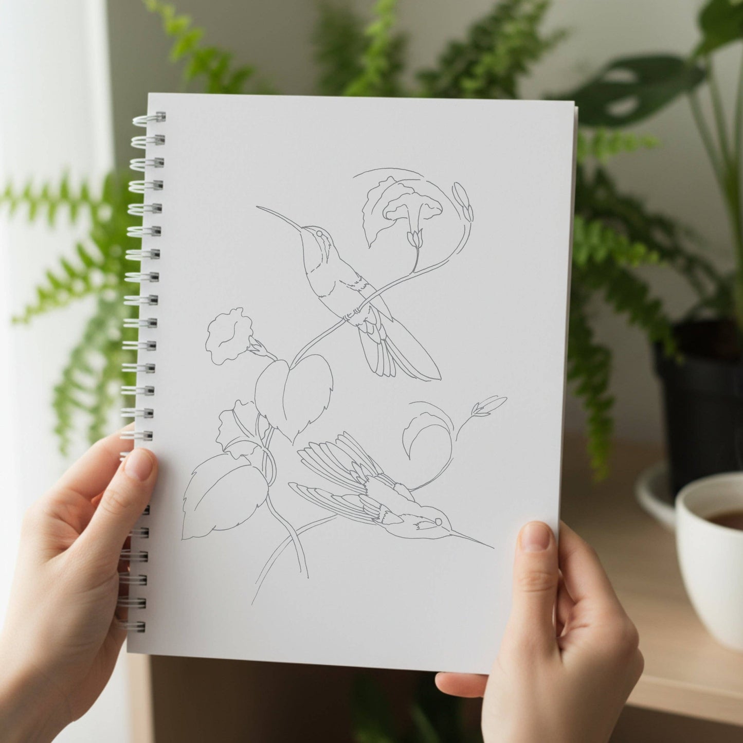 Willow Wolfe USA - Vintage Hummingbirds Oil Workbook by Willow Wolfe - Limited Quantities