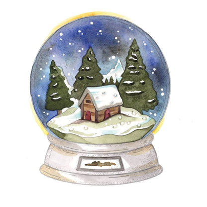 Willow Wolfe USA - Winter Glow Watercolor Workbook By Nya Wolfe