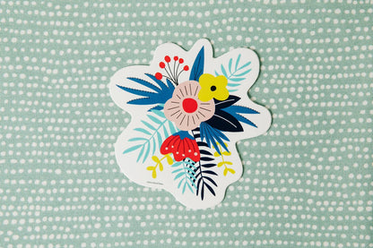 Free Period Press - Flowers Vinyl Decal Sticker