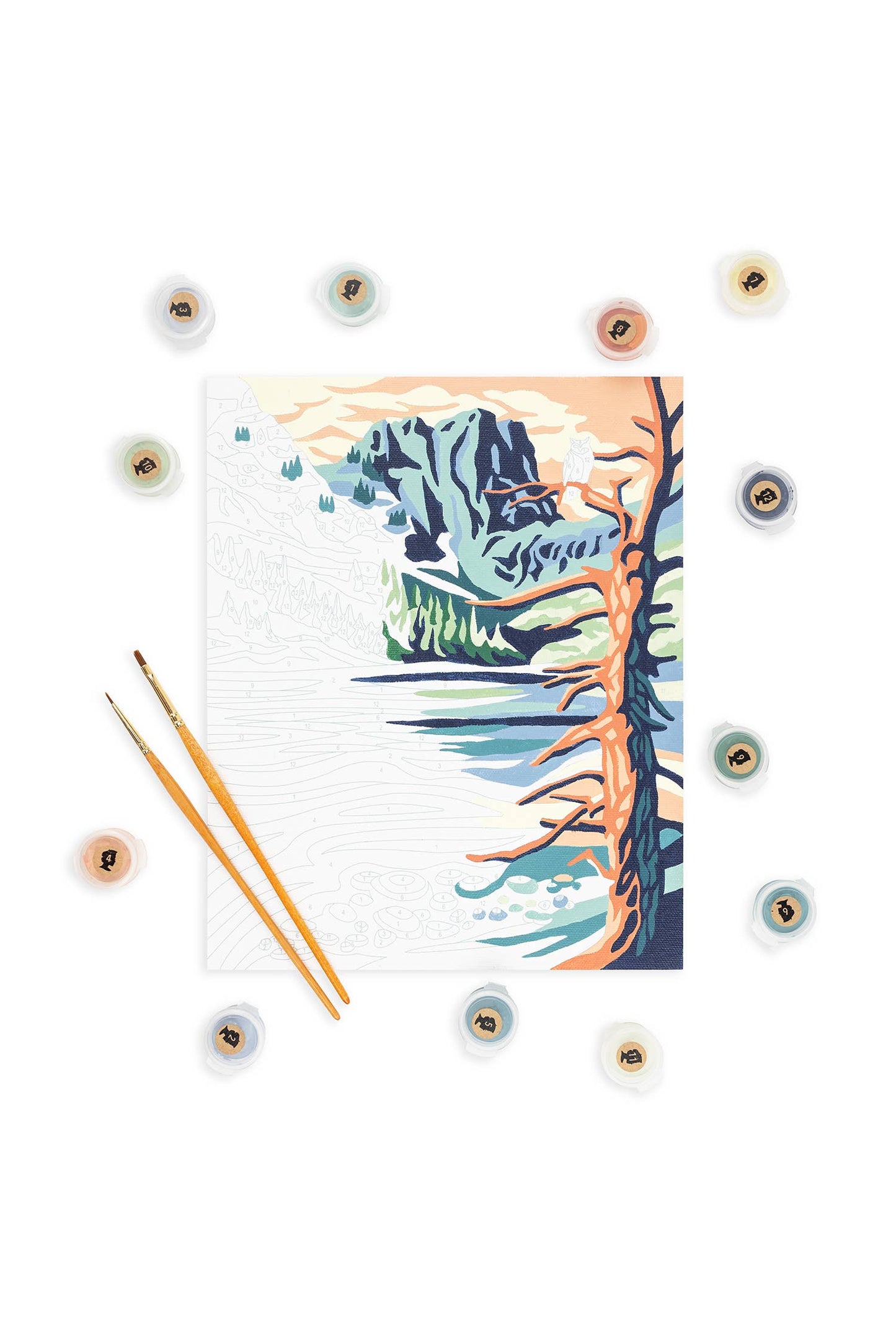 Elle Crée (She Creates) - Rocky Mountain National Park Paint-by-Number Kit