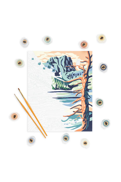 Elle Crée (She Creates) - Rocky Mountain National Park Paint-by-Number Kit