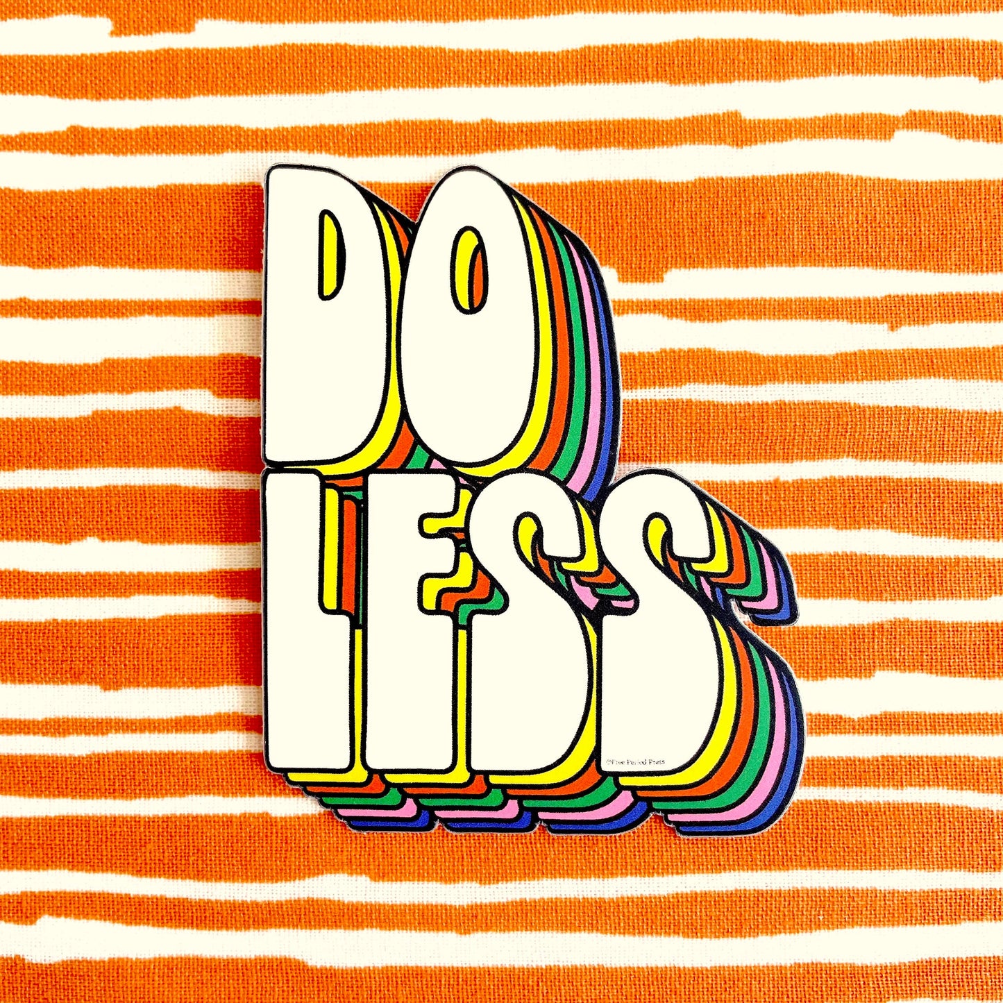 Free Period Press - Do Less Vinyl Decal Sticker