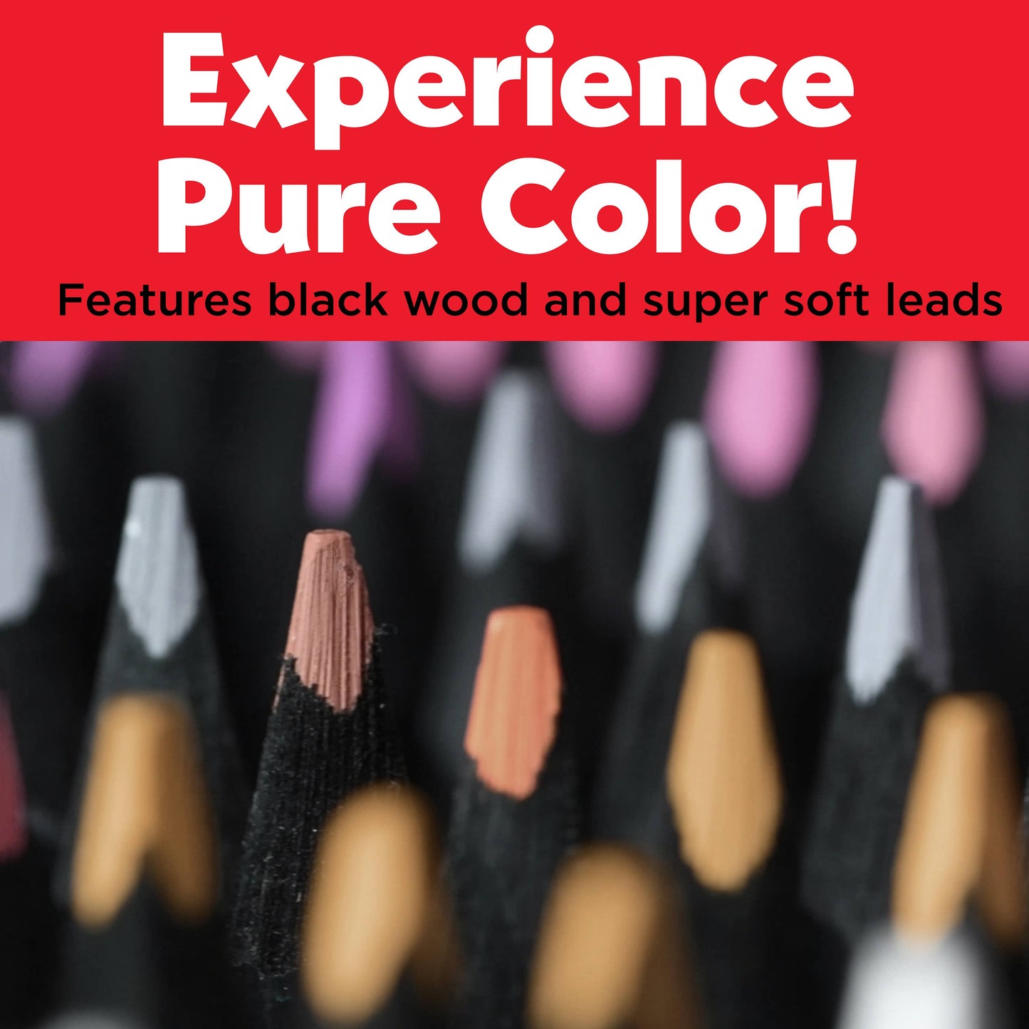 Faber-Castell / Creativity for Kids - Super Soft Black Edition Color Pencils: 12 Ct Skin Tones