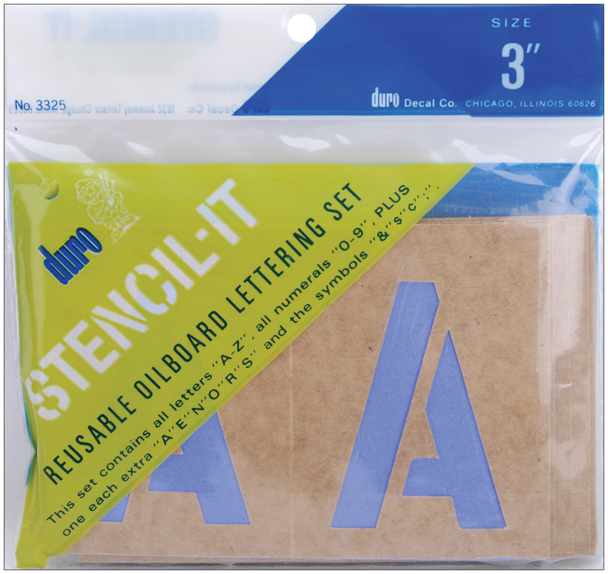 Duro Re-usable Letter Stencils