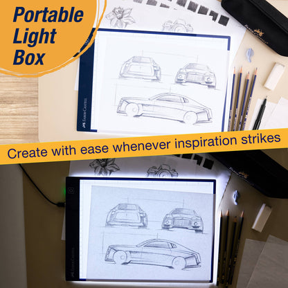 Faber-Castell - LED Light Tracing Tablet Board for Arts and Crafts