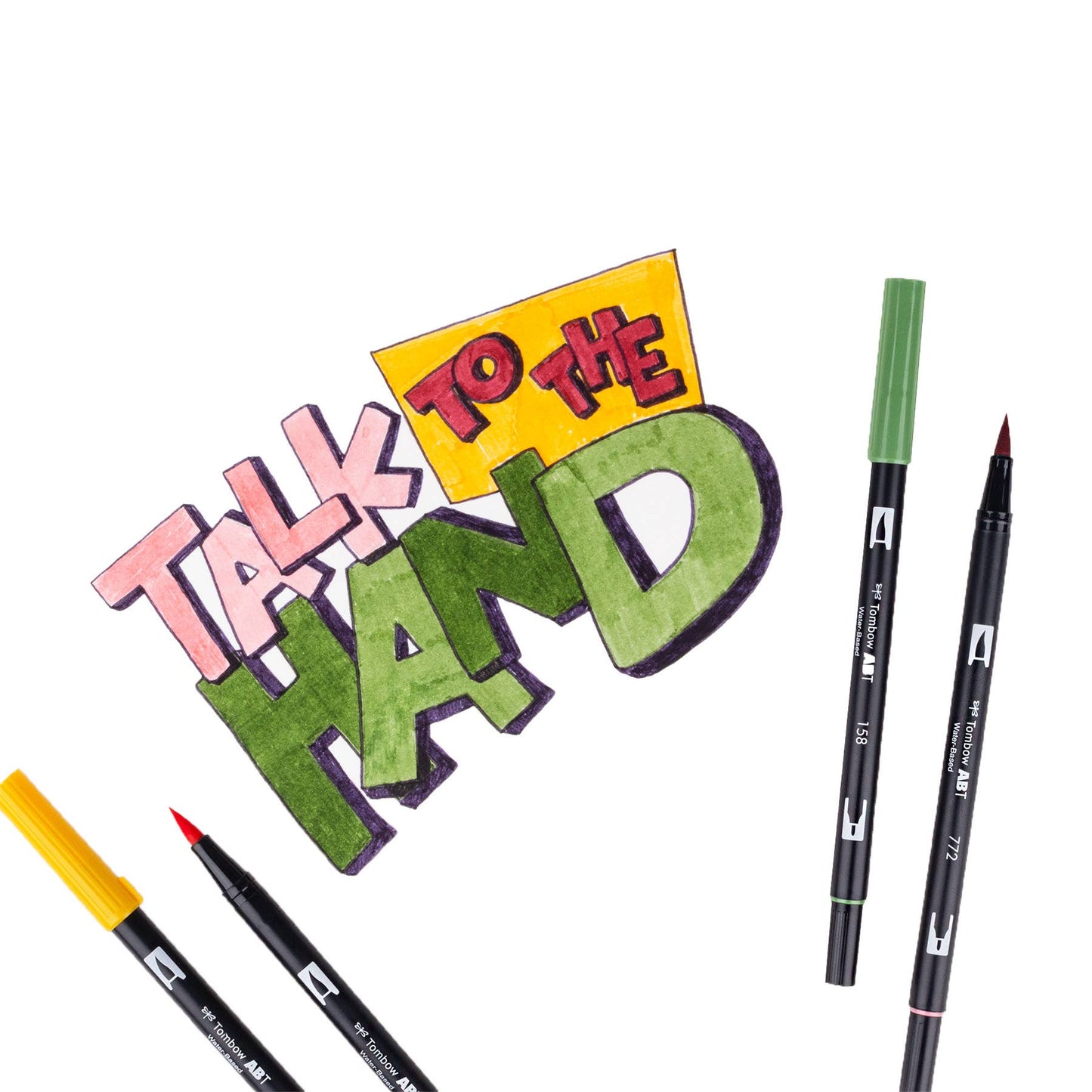 Tombow - Dual Brush Pen Art Markers 10-Pack, Nineties