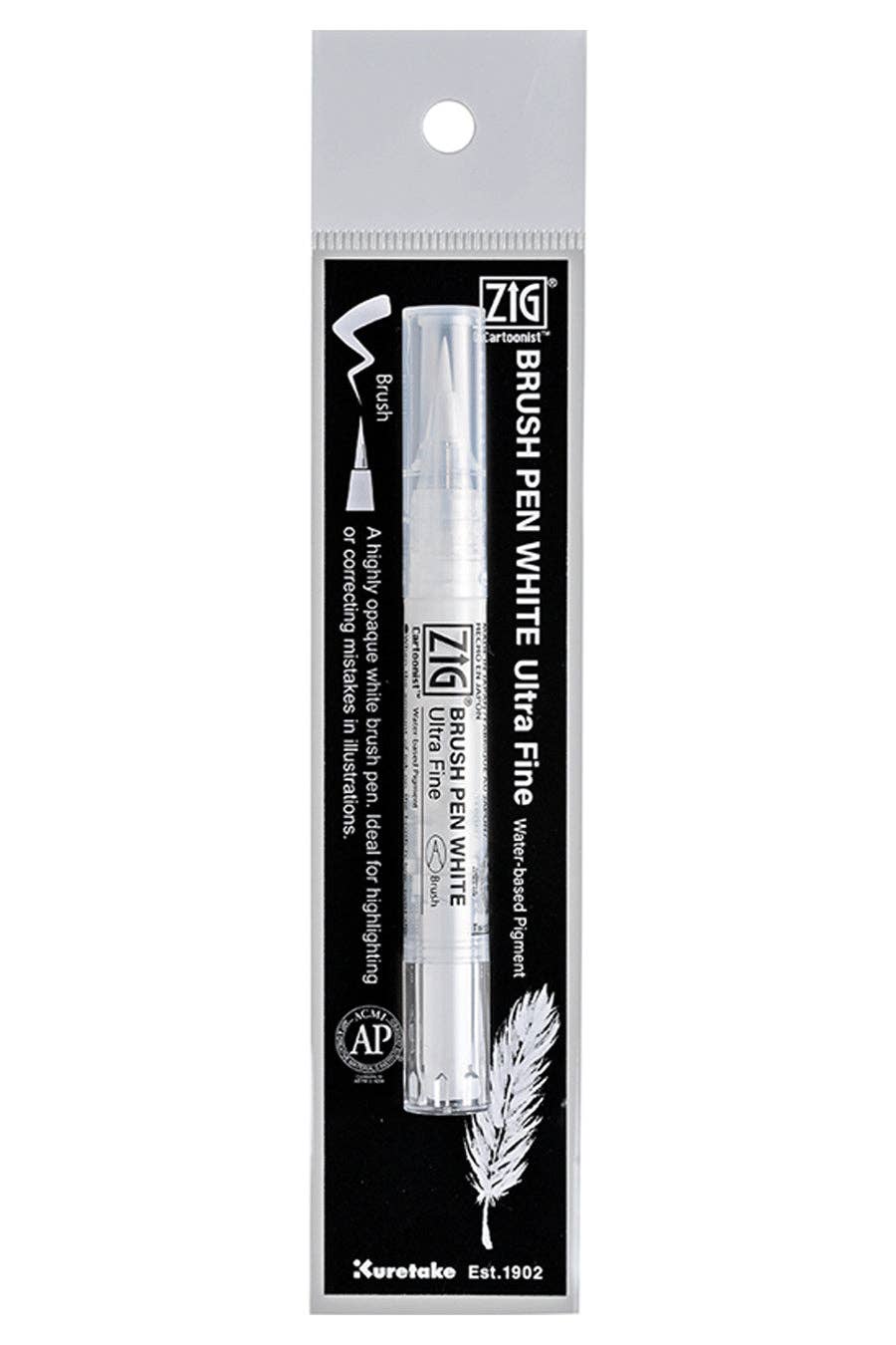 Zig® Brush Pen White